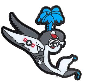 A-3 Skywarrior Killer Whale Patch, 4 inches, PVC, Hook and Loop